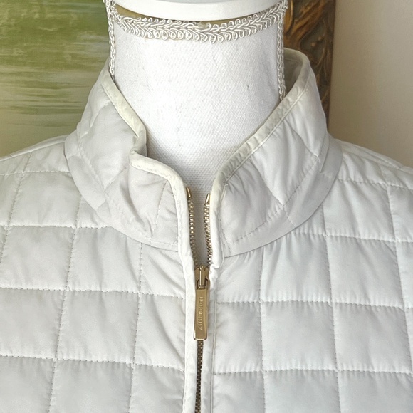 Burberry Womens White Jacket Size 6 - Picture 5 of 7